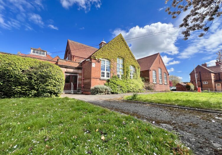 Exterior shot of school building